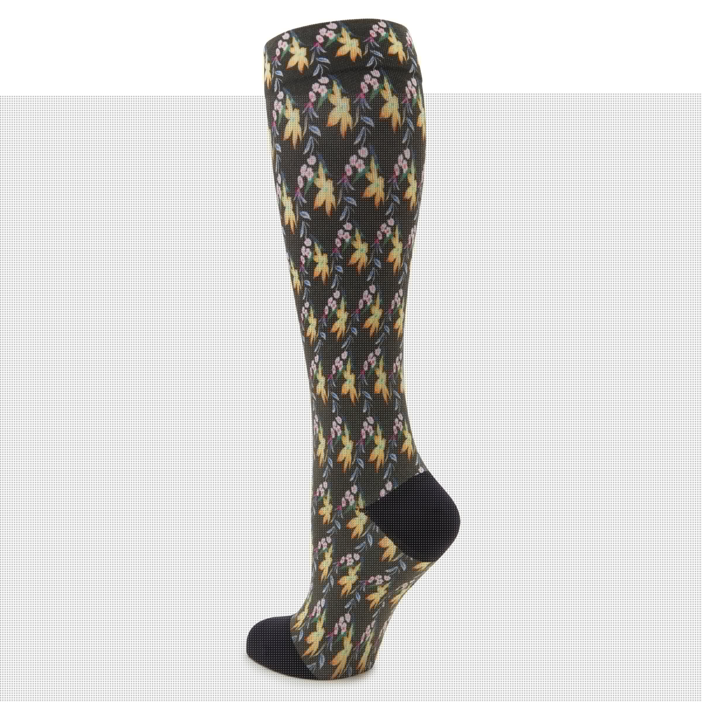 Compression Aloha Black Socks - Image 2