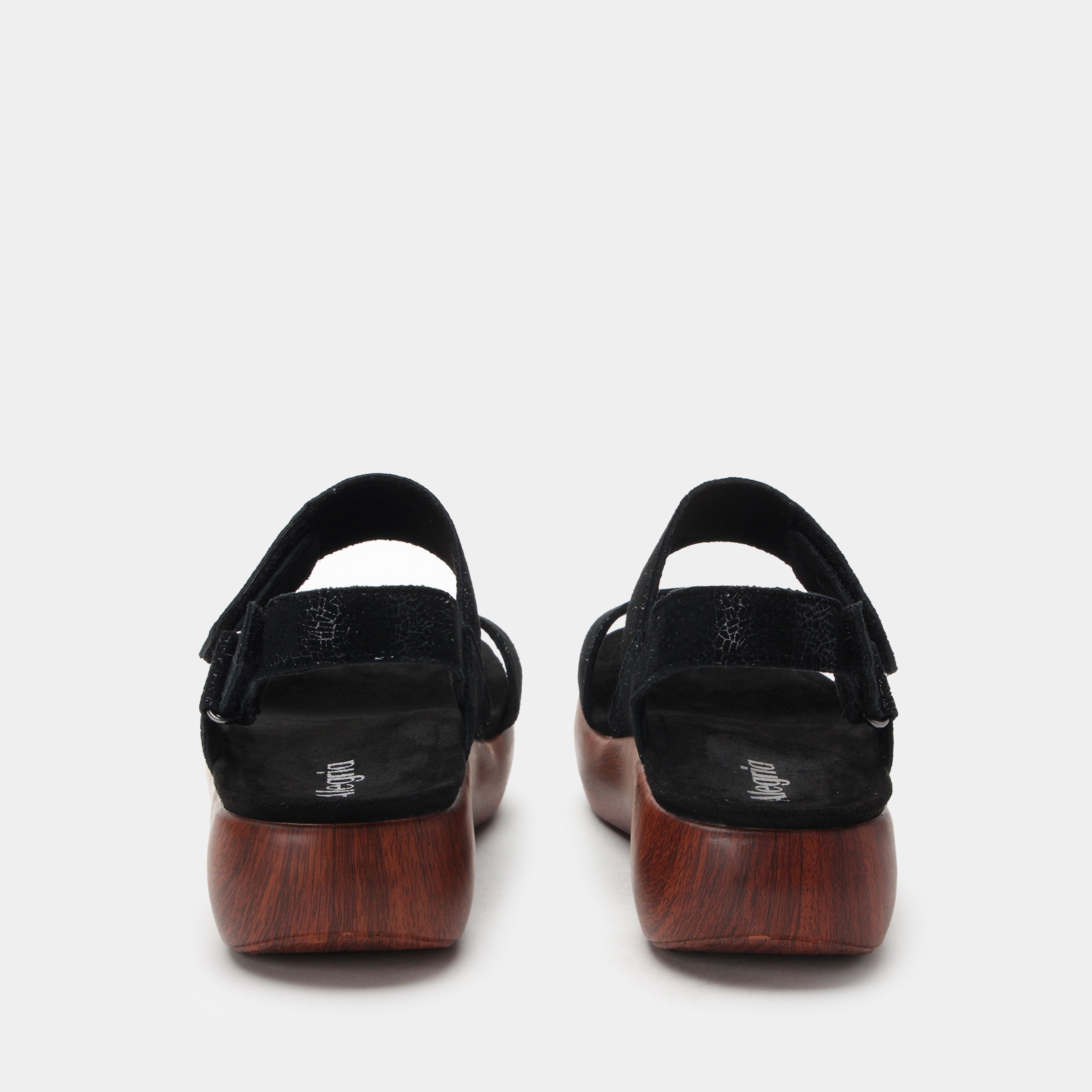 Bailee Crackle Black Sandal - Image 4