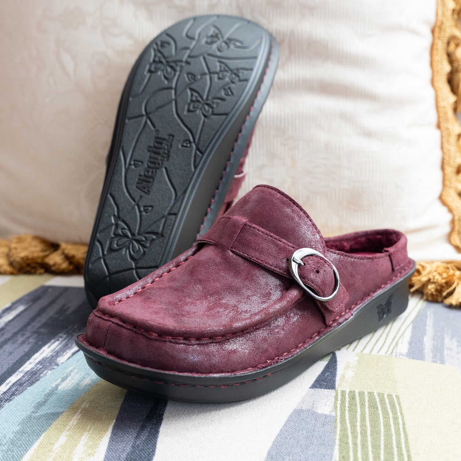 Brigid Maroon Mist Clog - Image 2