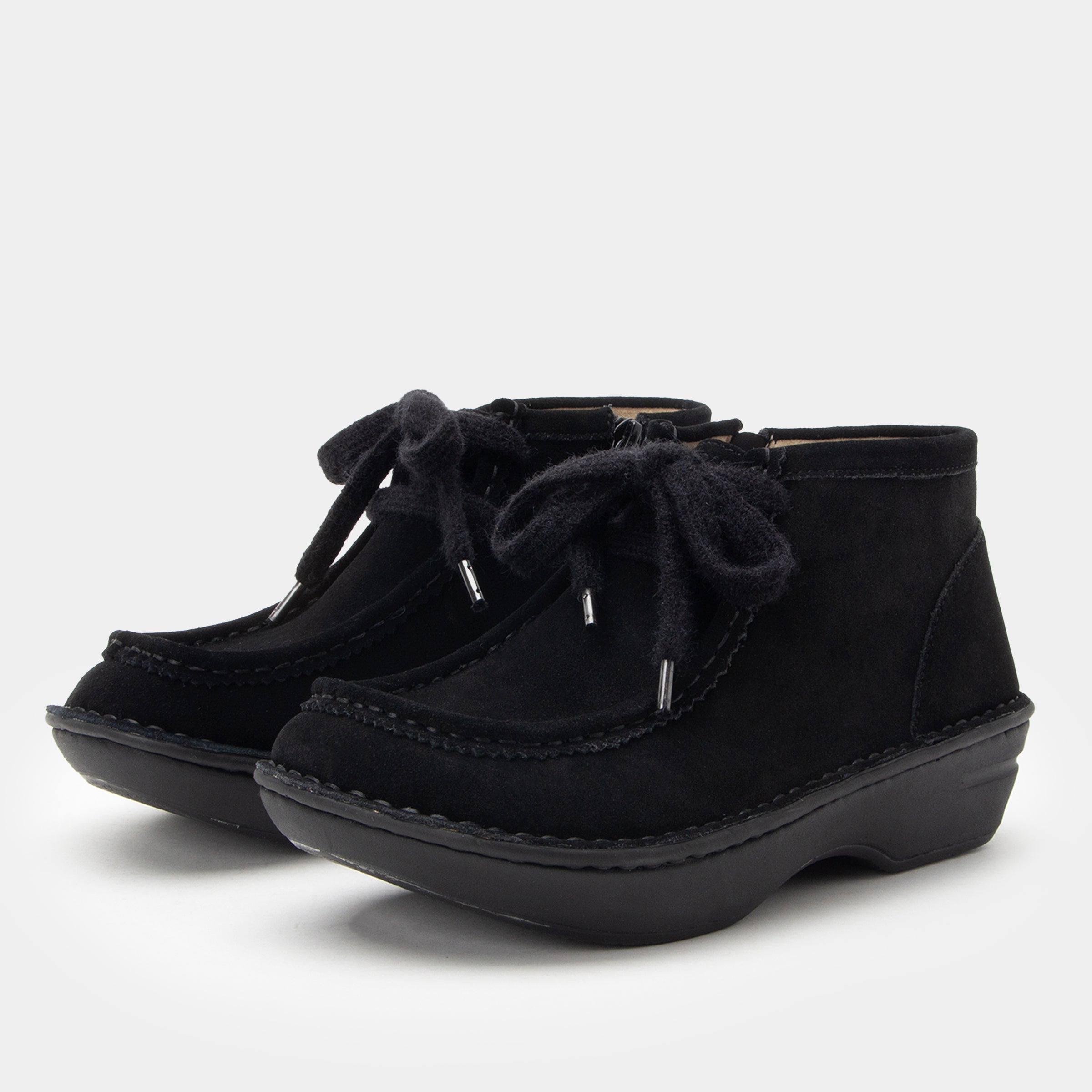 Fae Black Suede Boot