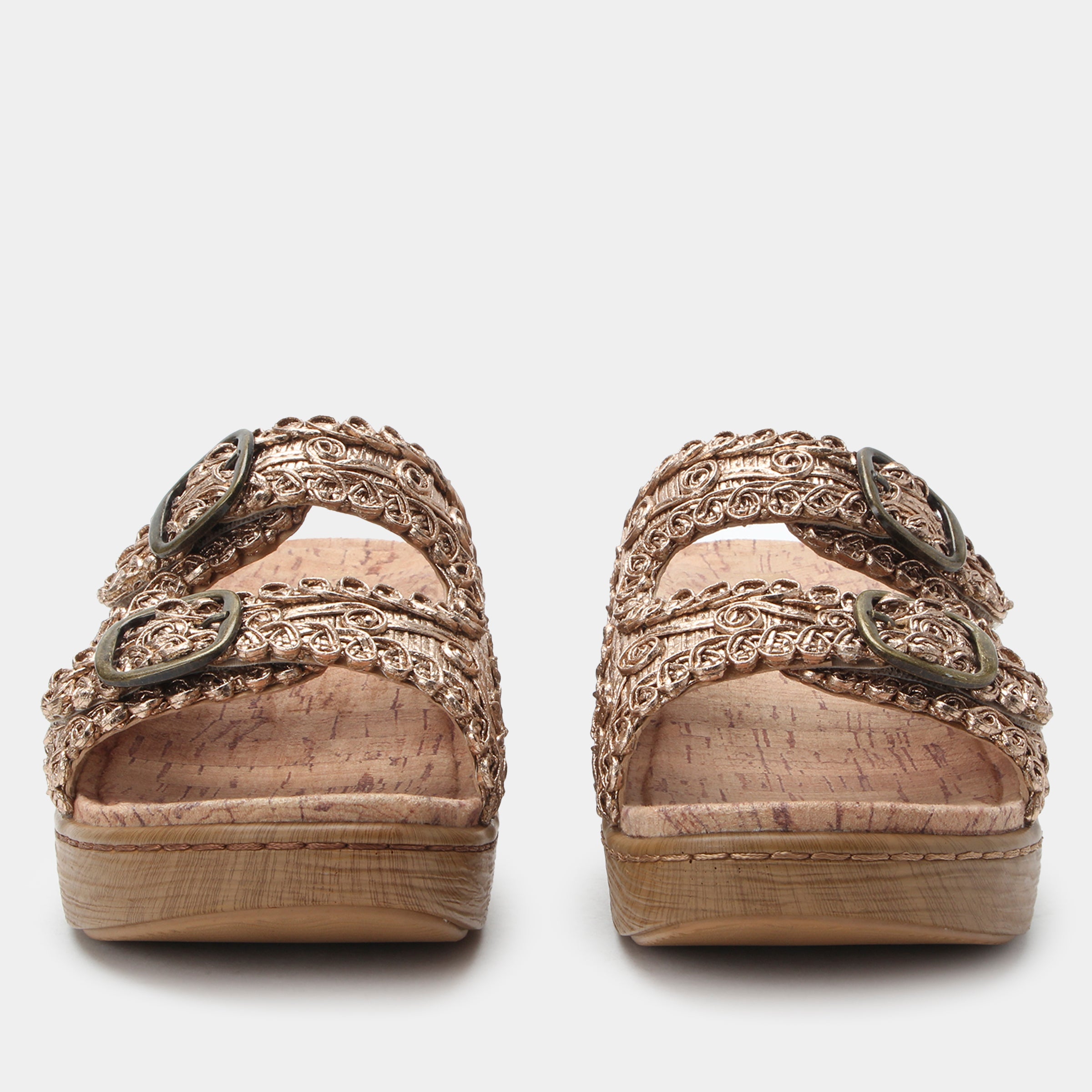 Oona Fancy Gold Sandal - Image 6