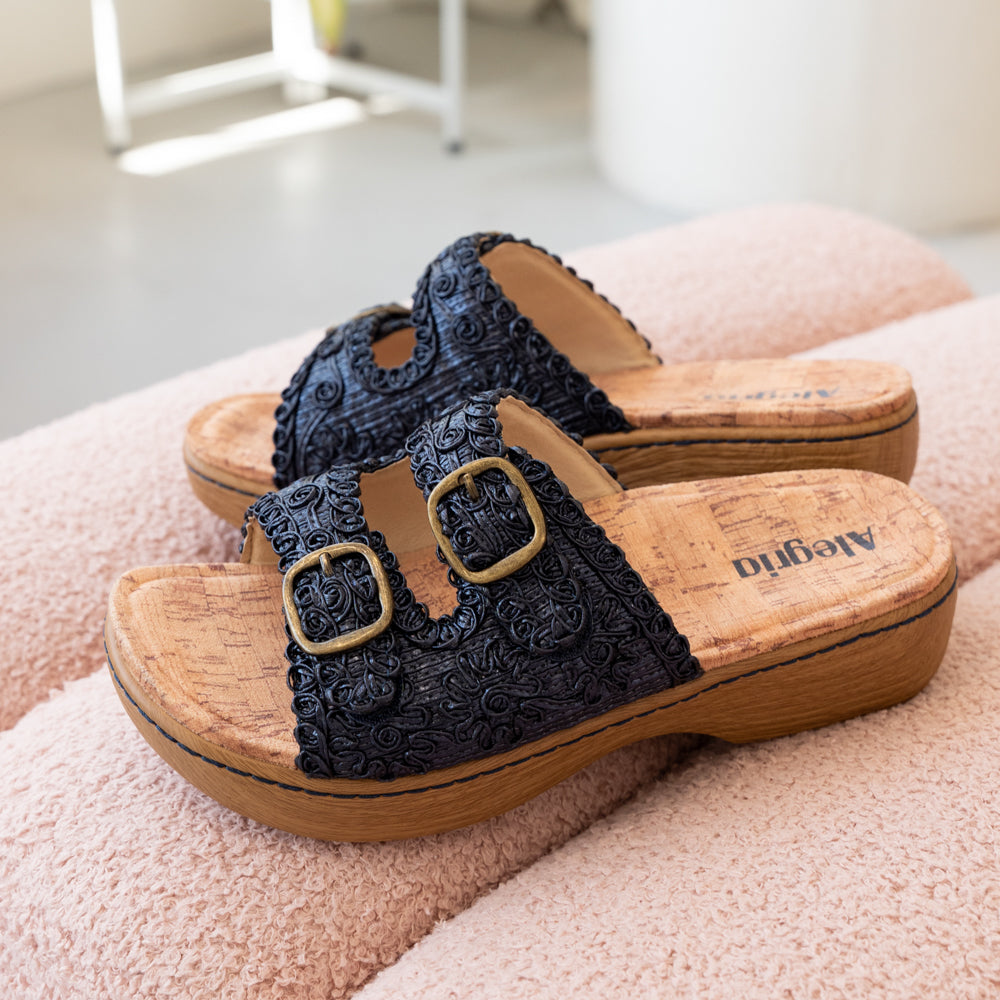 Oona Fancy Navy Sandal - Image 2