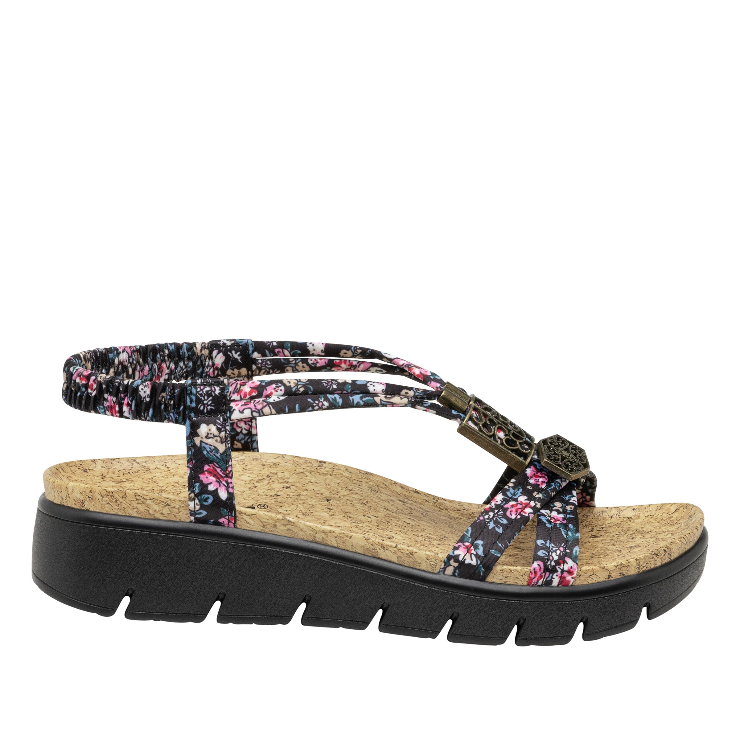 Roz Charm Black Sandal - Image 3
